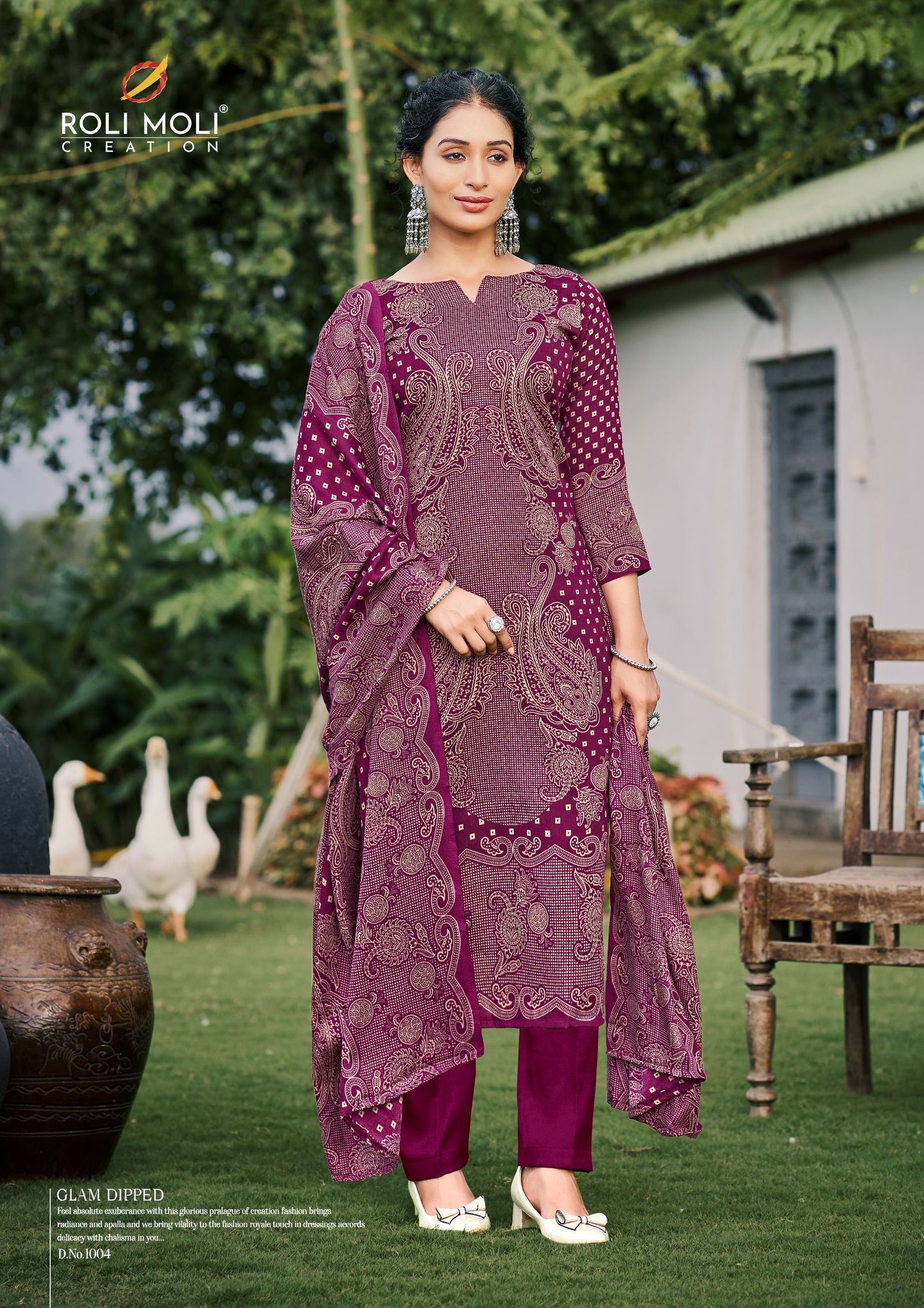 Saniya By Roli Moli Pashmina Printed Dress Material Wholesale Shop In Surat
